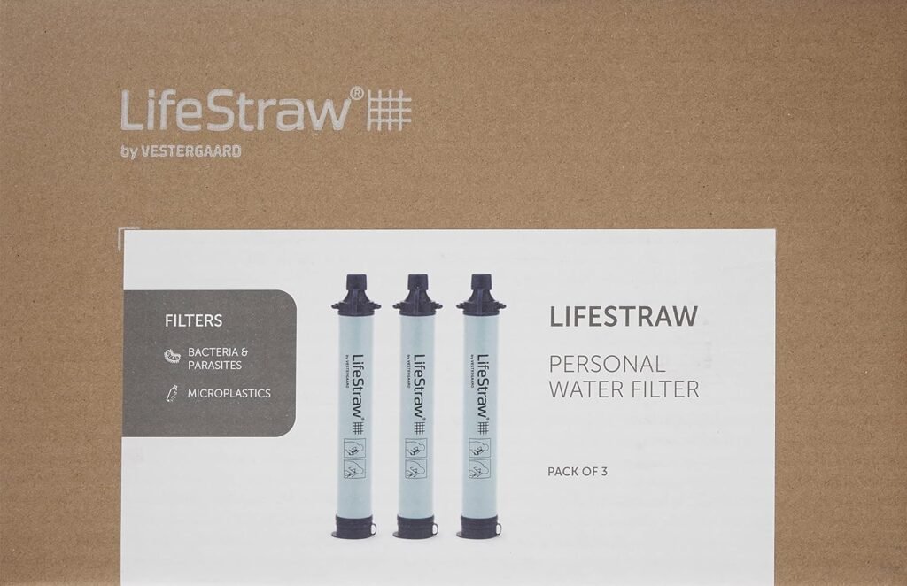 LifeStraw Personal Water Filter for Hiking, Camping, Travel, and Emergency Preparedness