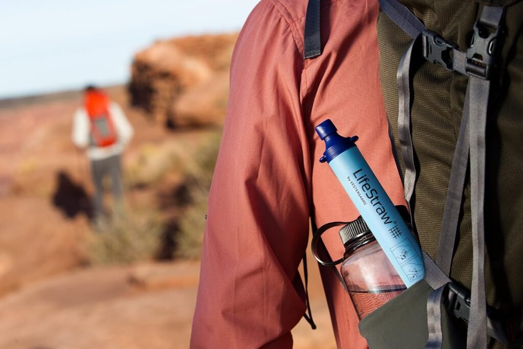 LifeStraw Personal Water Filter for Hiking, Camping, Travel, and Emergency Preparedness